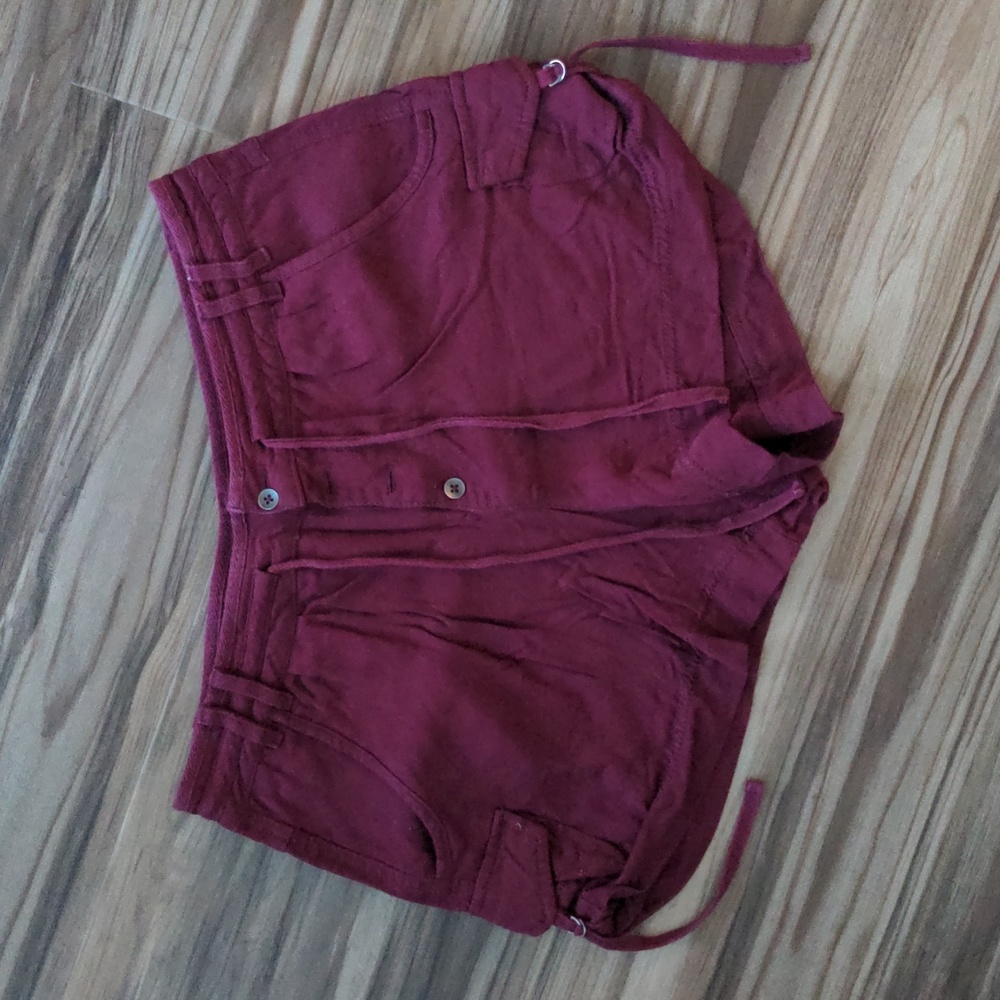 Maurices Maroon Shorts